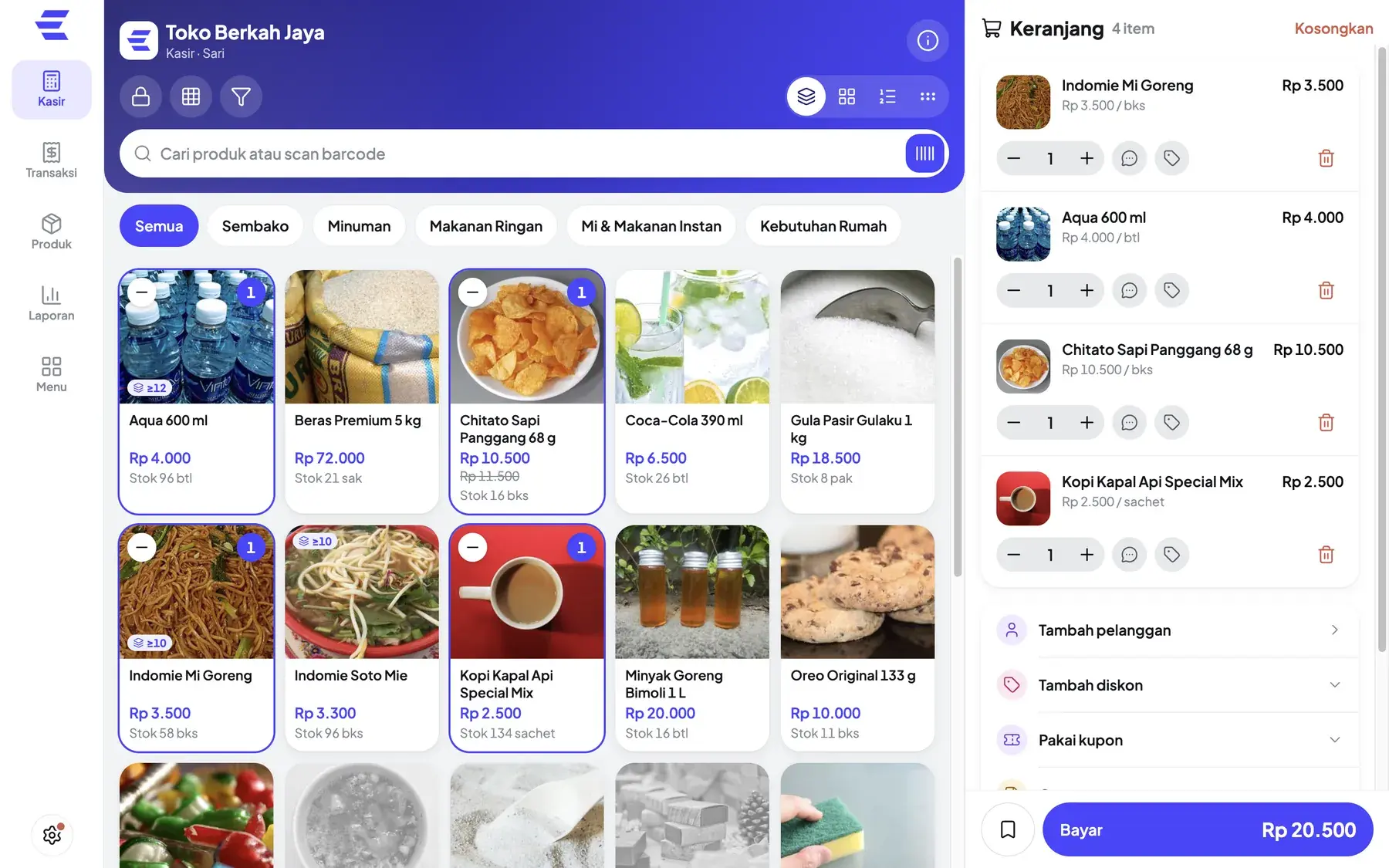 Etalasse Mini Retail di komputer Windows